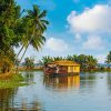 Houseboat on Kerala backwaters – India